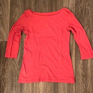 LOFT tee with bateau neckline (XS)